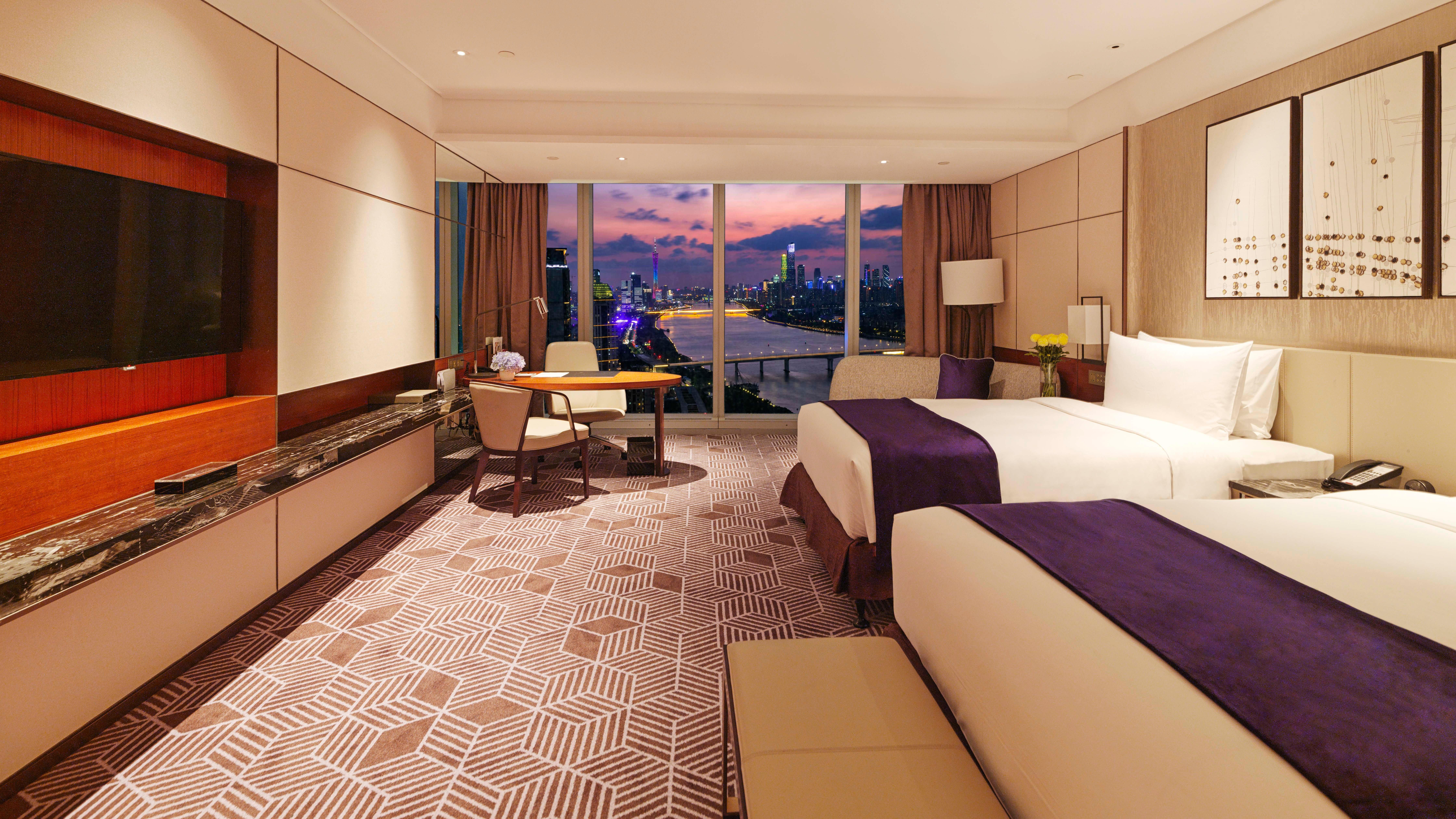 Intercontinental Guangzhou Exhibition Center By Ihg - Free Shuttle Between Hotel And Exhibition Center During Canton Fair & Exhibitor Registration Counter Kültér fotó
