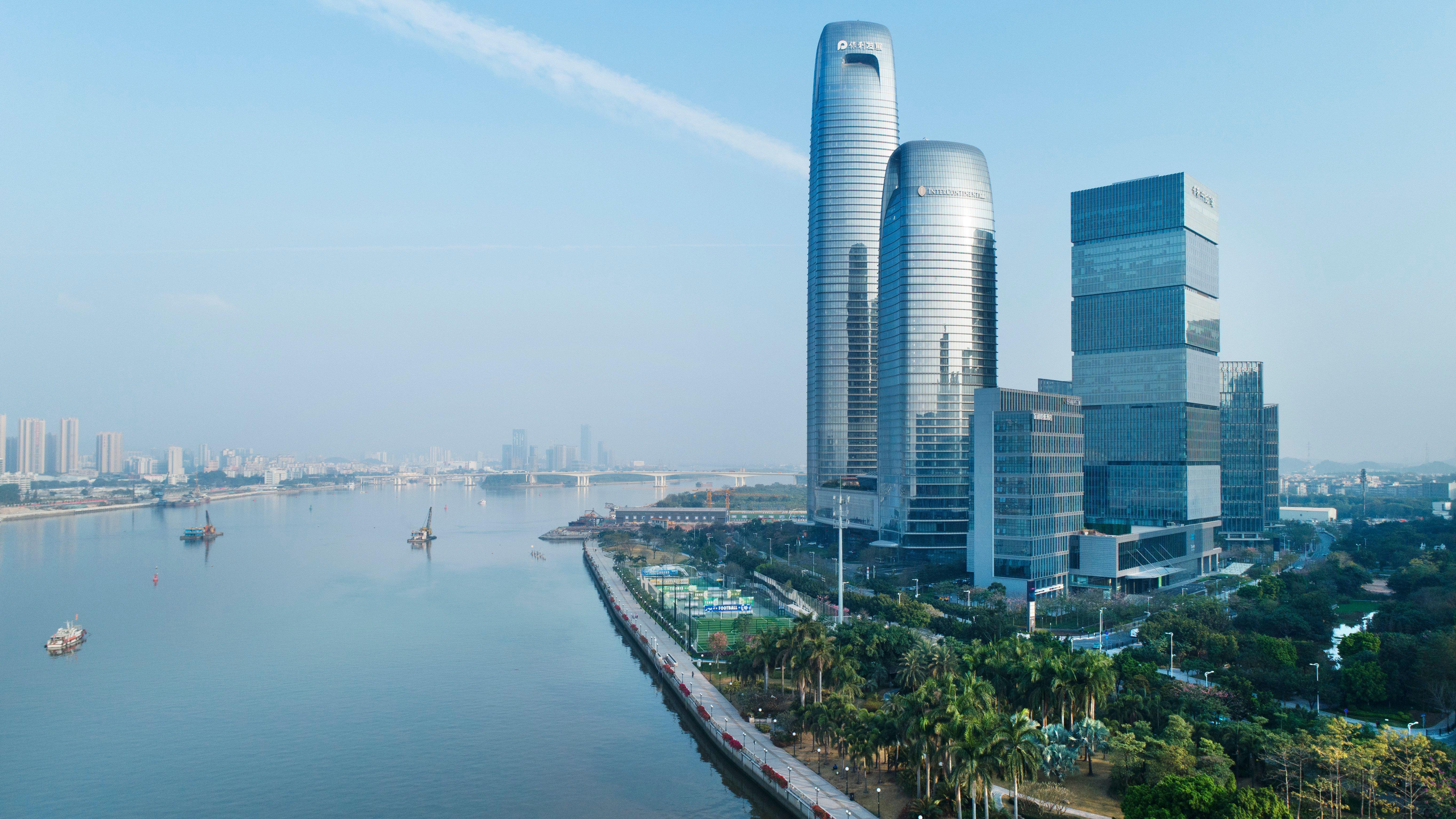 Intercontinental Guangzhou Exhibition Center By Ihg - Free Shuttle Between Hotel And Exhibition Center During Canton Fair & Exhibitor Registration Counter Kültér fotó