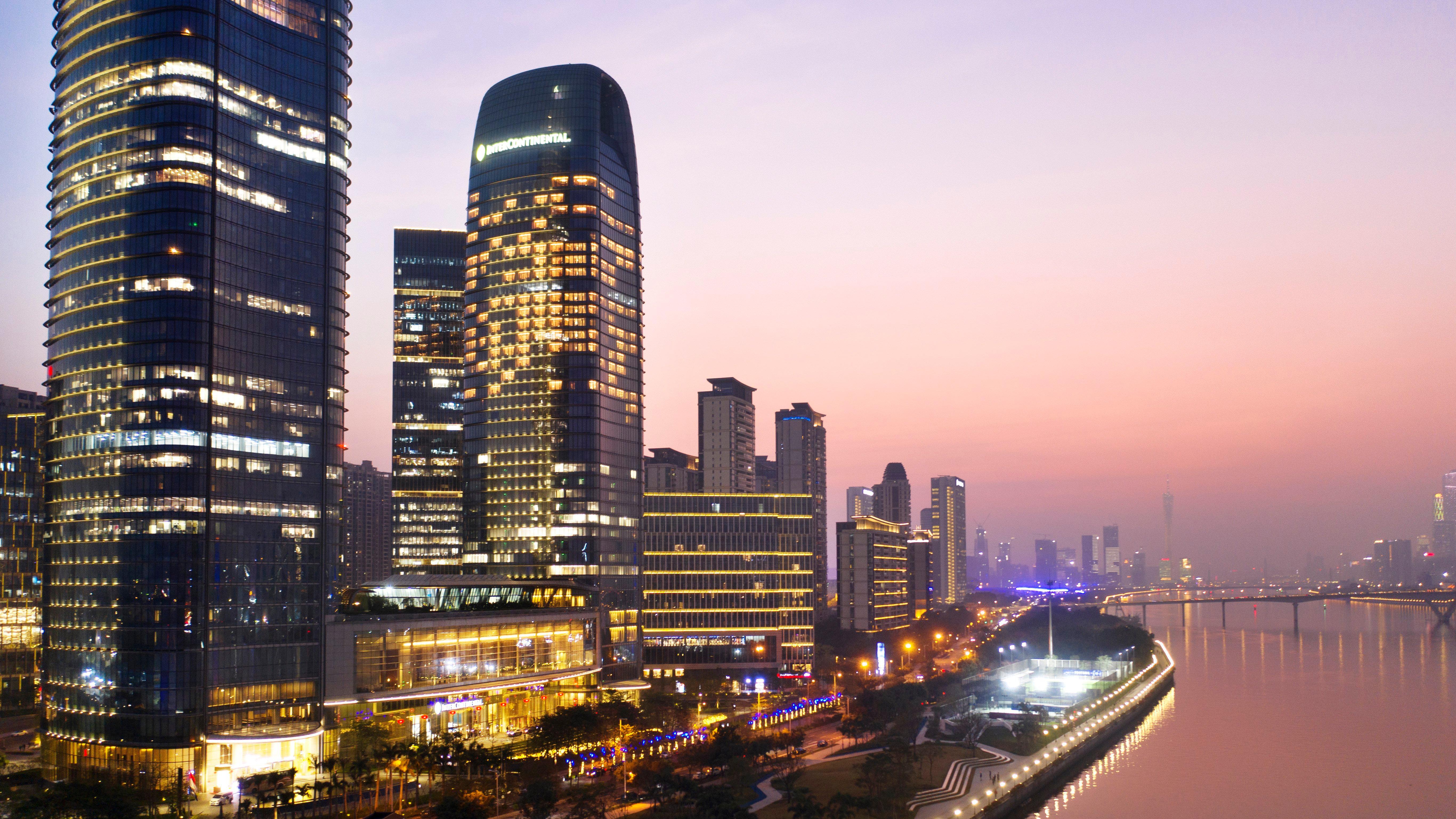 Intercontinental Guangzhou Exhibition Center By Ihg - Free Shuttle Between Hotel And Exhibition Center During Canton Fair & Exhibitor Registration Counter Kültér fotó