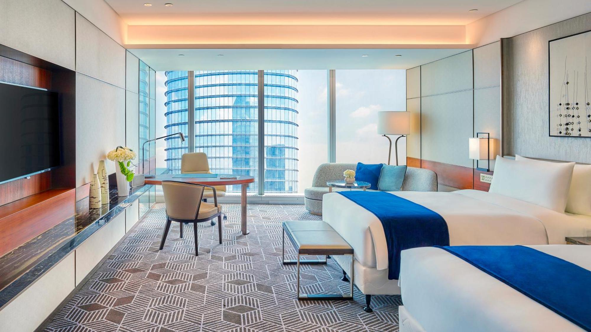 Intercontinental Guangzhou Exhibition Center By Ihg - Free Shuttle Between Hotel And Exhibition Center During Canton Fair & Exhibitor Registration Counter Kültér fotó