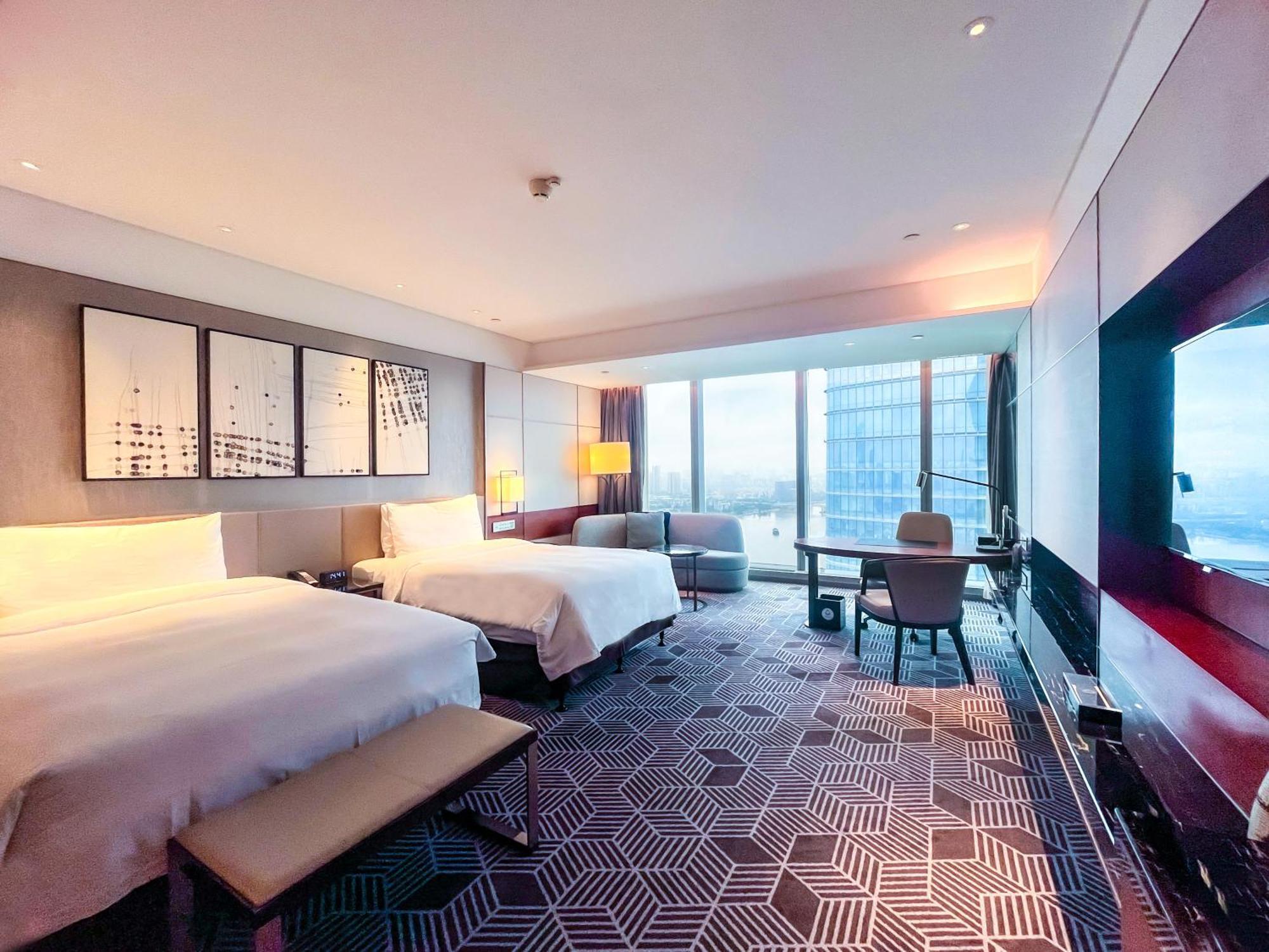 Intercontinental Guangzhou Exhibition Center By Ihg - Free Shuttle Between Hotel And Exhibition Center During Canton Fair & Exhibitor Registration Counter Kültér fotó