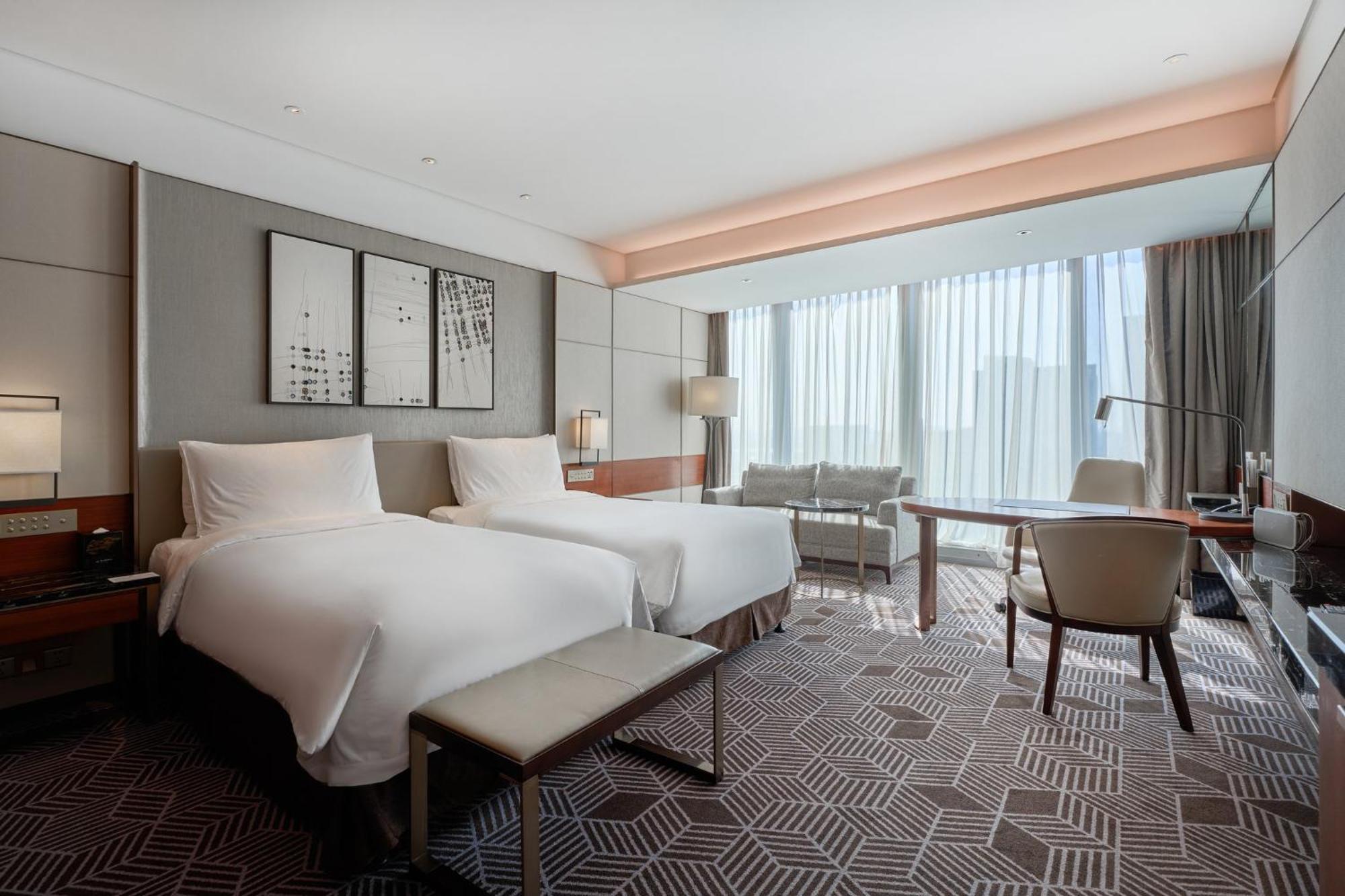 Intercontinental Guangzhou Exhibition Center By Ihg - Free Shuttle Between Hotel And Exhibition Center During Canton Fair & Exhibitor Registration Counter Kültér fotó