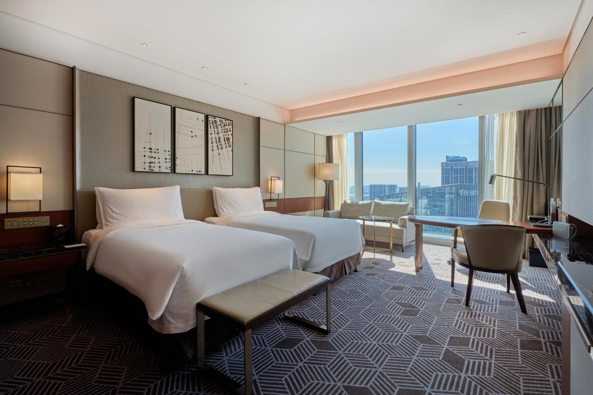 Intercontinental Guangzhou Exhibition Center By Ihg - Free Shuttle Between Hotel And Exhibition Center During Canton Fair & Exhibitor Registration Counter Kültér fotó